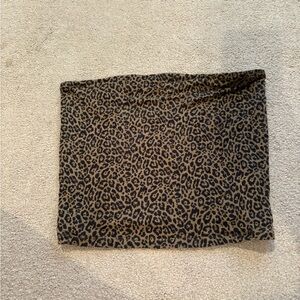 American Eagle Outfitters Leopard Print tube top